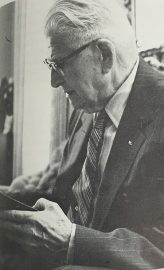 Seymour Smith, then-retired Omaha lawyer and former city attorney, served as a primary source for the original 1973 article. Smith grew up on a farm in the Desoto area, and was knowledgeable on the history of Washington County. His grandfather, Charles Seltz, was one of the first storekeepers in DeSoto.