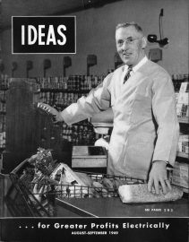 This is the cover of an Ideas magazine cover from 1949.