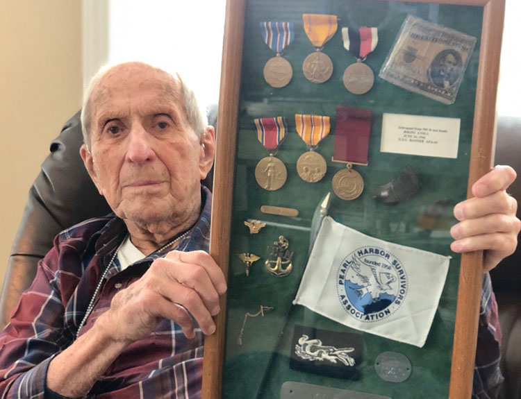 Pearl Harbor survivor Ed Guthrie