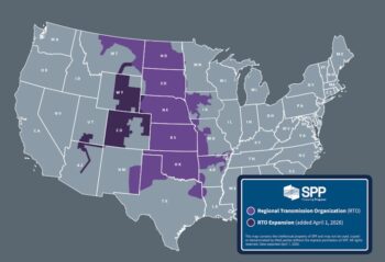 The Southwest Power Pool expanded its footprint in April 2026.