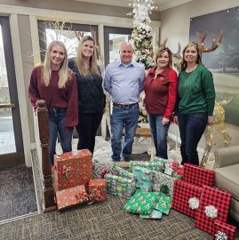 Employees participated in Project Angel Tree in Nebraska City.