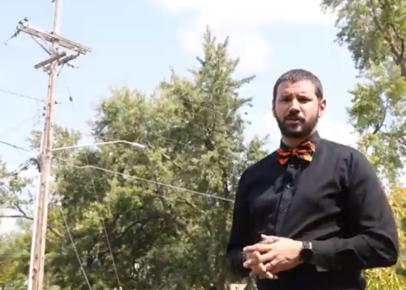 Distribution lines bring electricity to neighborhoods like yours.