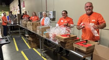 OPPD employees volunteer at Food Bank for the Heartland.