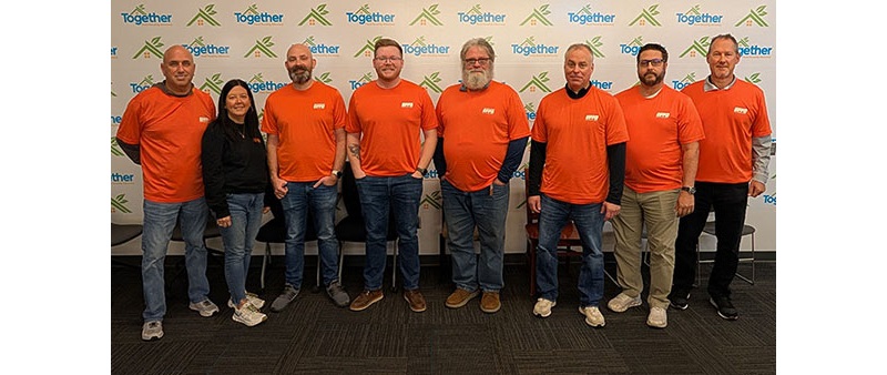 OPPD employees gather for a photo at Together.